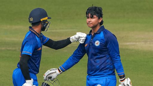 Records Tumble as Vaibhav Suryavanshi powers Bihar to 551/7